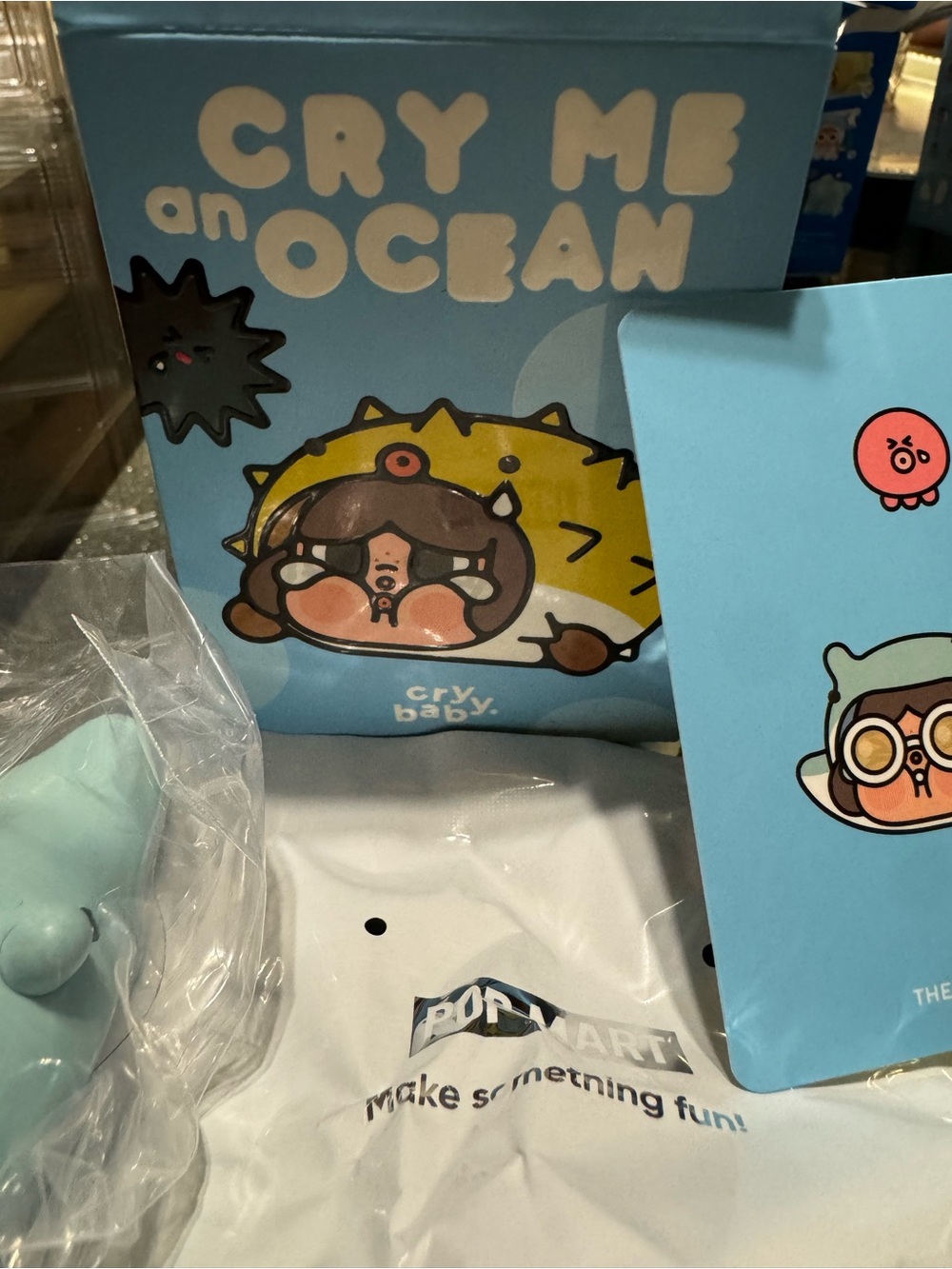 PopMart Crybaby Cry Me An Ocean Figure